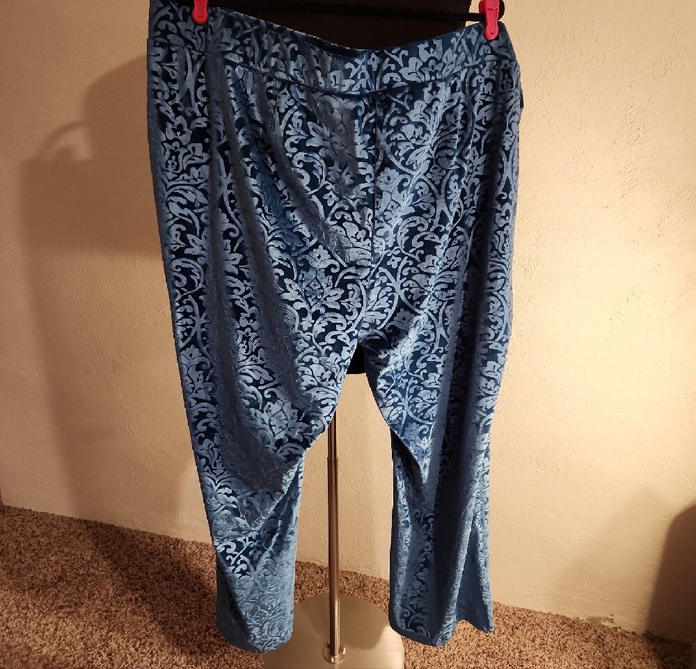 Isaac Mizrahi Live Velvet Feel Pull On Pants Size 3X - Picture 2 of 5